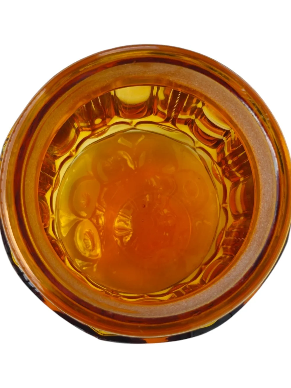 Vintage Large L.E. Smith Moon & Stars Glass Canister with Lid